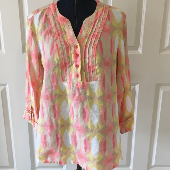 jm collection linen tops